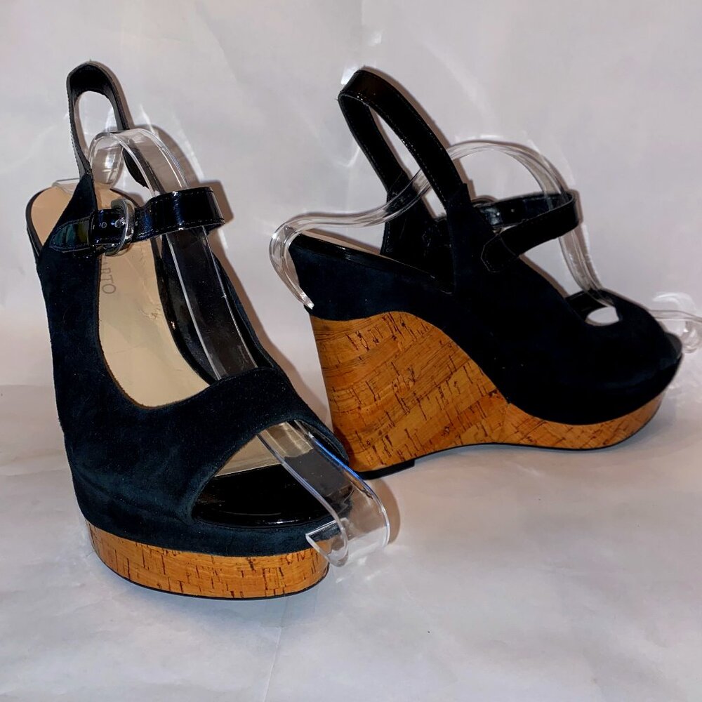 Franco Sarto Wedges | Black | Size 11M